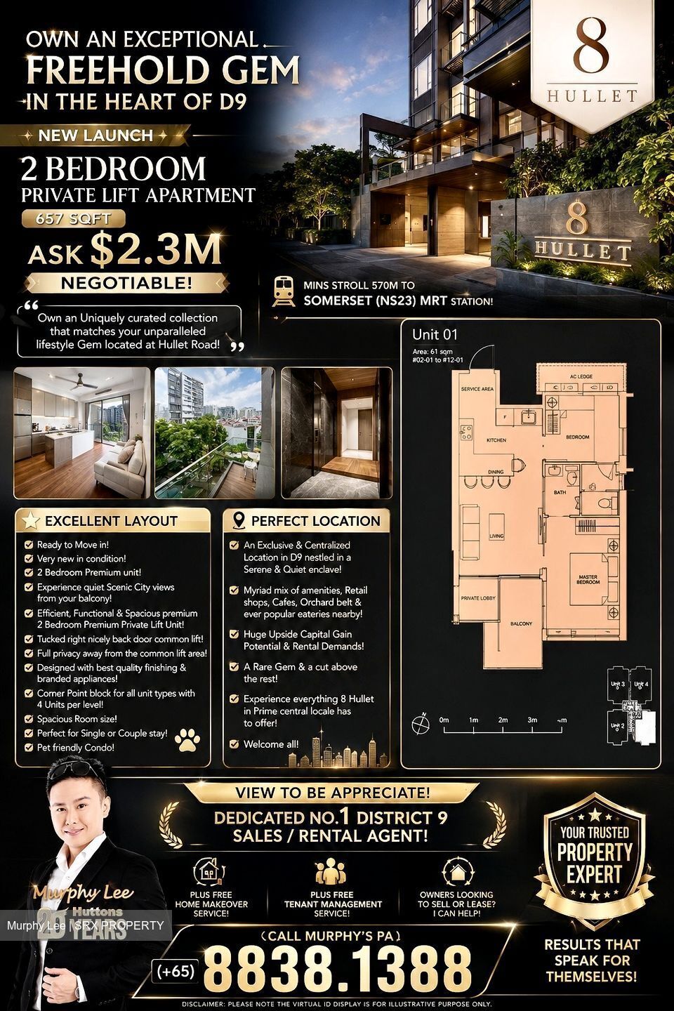 8 Hullet (D9), Apartment #613720121